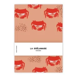 Grand carnet Crabe - pages blanches