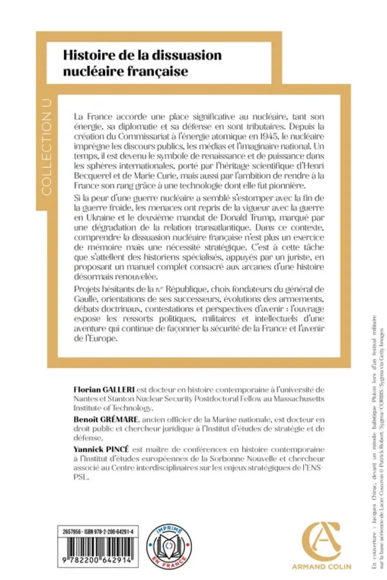 Histoire de la dissuasion nucléaire française