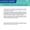 Histologie, biologie de la reproduction et embryologie en PASS et LAS