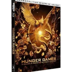 Hunger Games : La Ballade du serpent et de l'oiseau chanteur (4K Ultra HD + Blu-ray - Édition boîtier SteelBook) - 4K UHD (2023)
