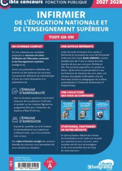 Infirmier de l’Éducation nationale et de l’enseignement supérieur – Tout-en-un (Catégorie A – Concours 2027-2028)