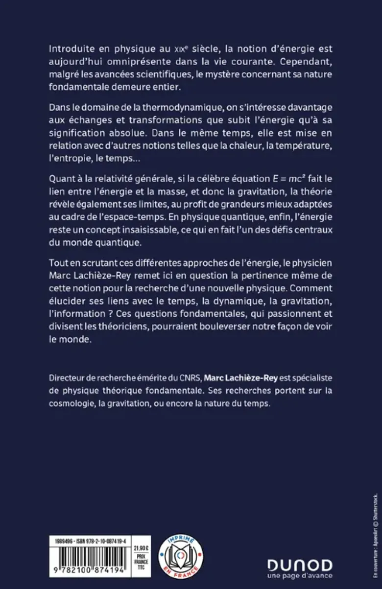 Insaisissable énergie