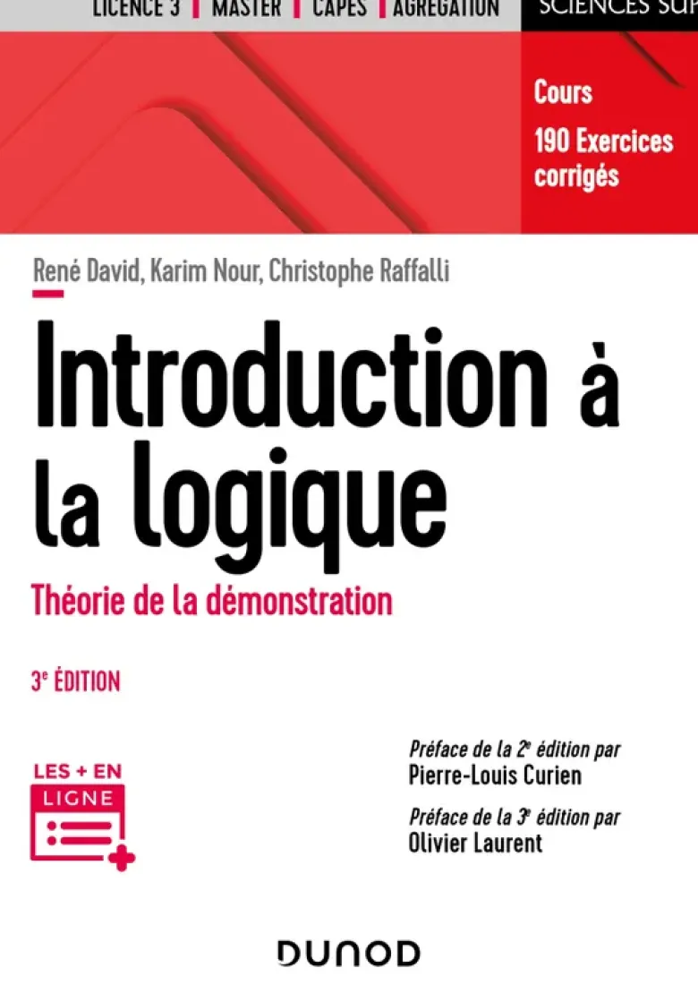 Introduction à la logique - 3e éd.