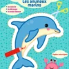Je colorie et je découpe - Les animaux marins