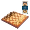 Jeu d'échecs en bois pliable Deluxe