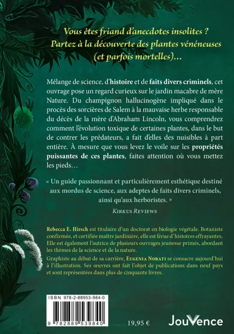 La Fabuleuse Histoire des plantes poisons