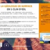 La géologie de surface en 1 clin d’œil