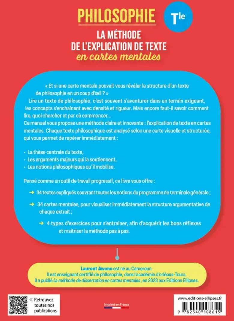 La méthode de l'explication de texte en cartes mentales - Philosophie - Tle