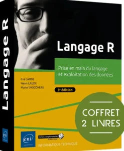 Langage R - Coffret de 2 livres : Prise en main du langage et exploitation des données (3e édition)