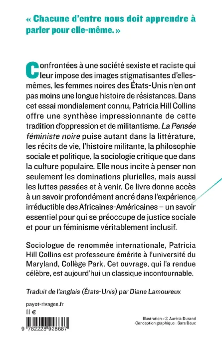 La pensée féministe noire