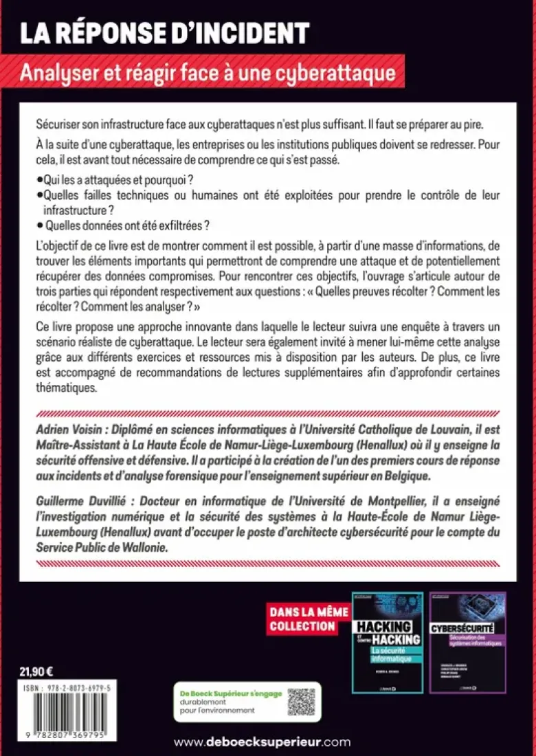 La réponse d'incident