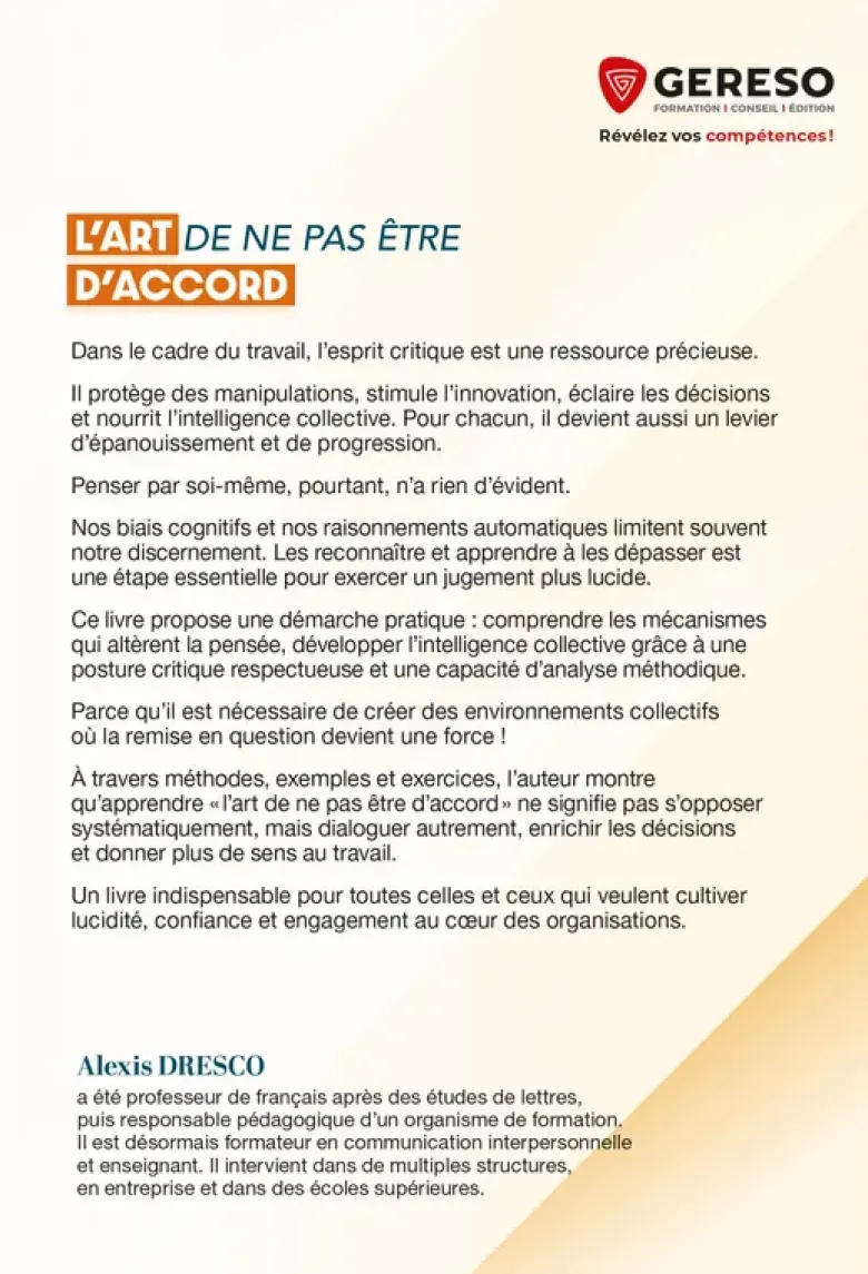 L'art de ne pas être d'accord
