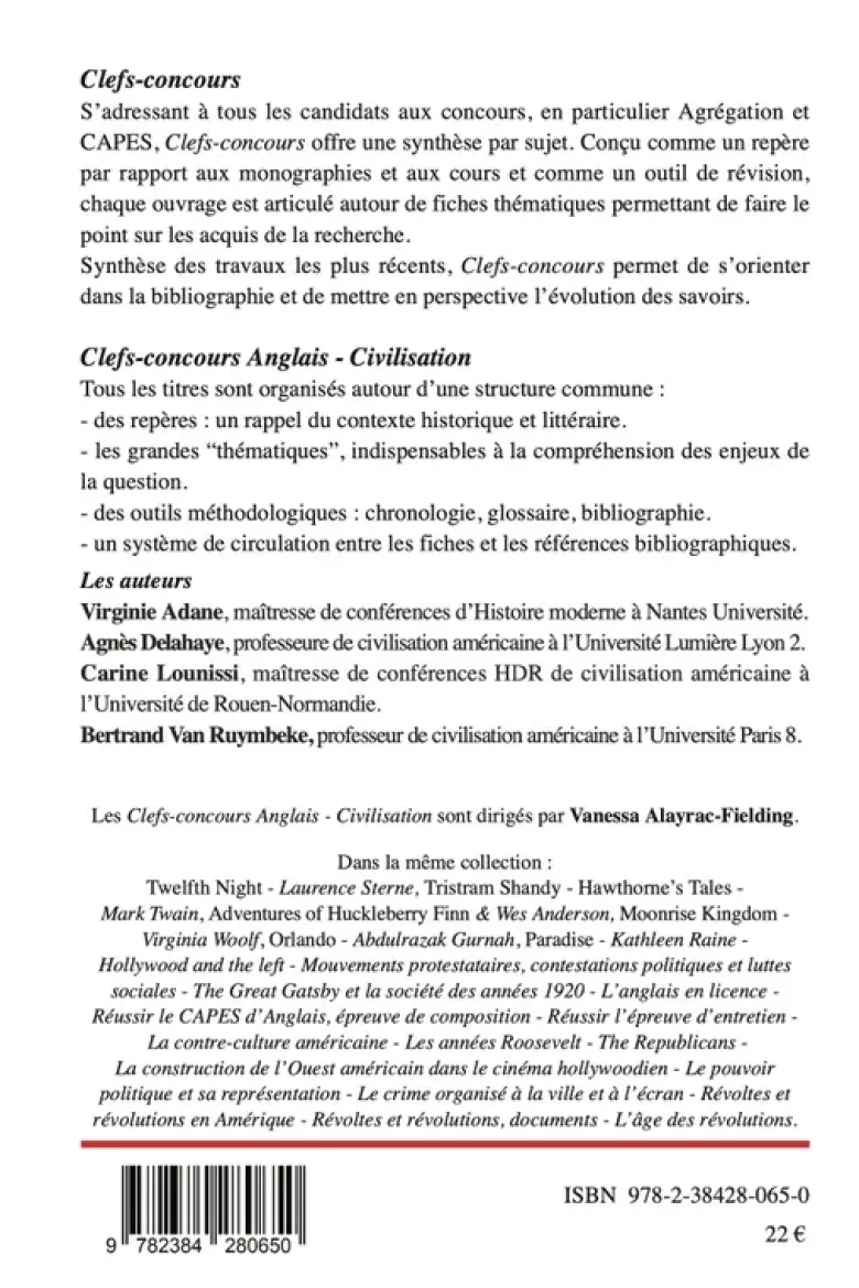 La révolution américaine, 1763-1783