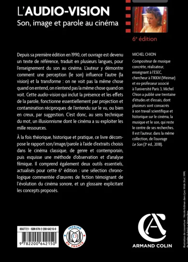 L'audio-vision - 6e éd.