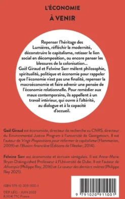 L'économie à venir
