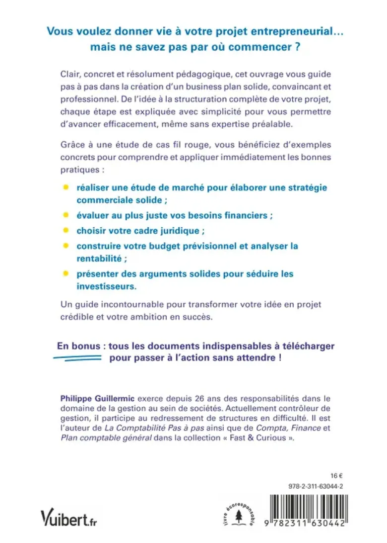 Le business plan pas à pas