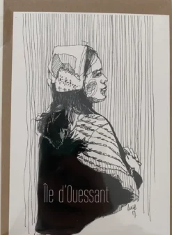 Île d'Ouessant coiffes bretonnes