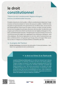 Le droit constitutionnel en fiches et en flashcards