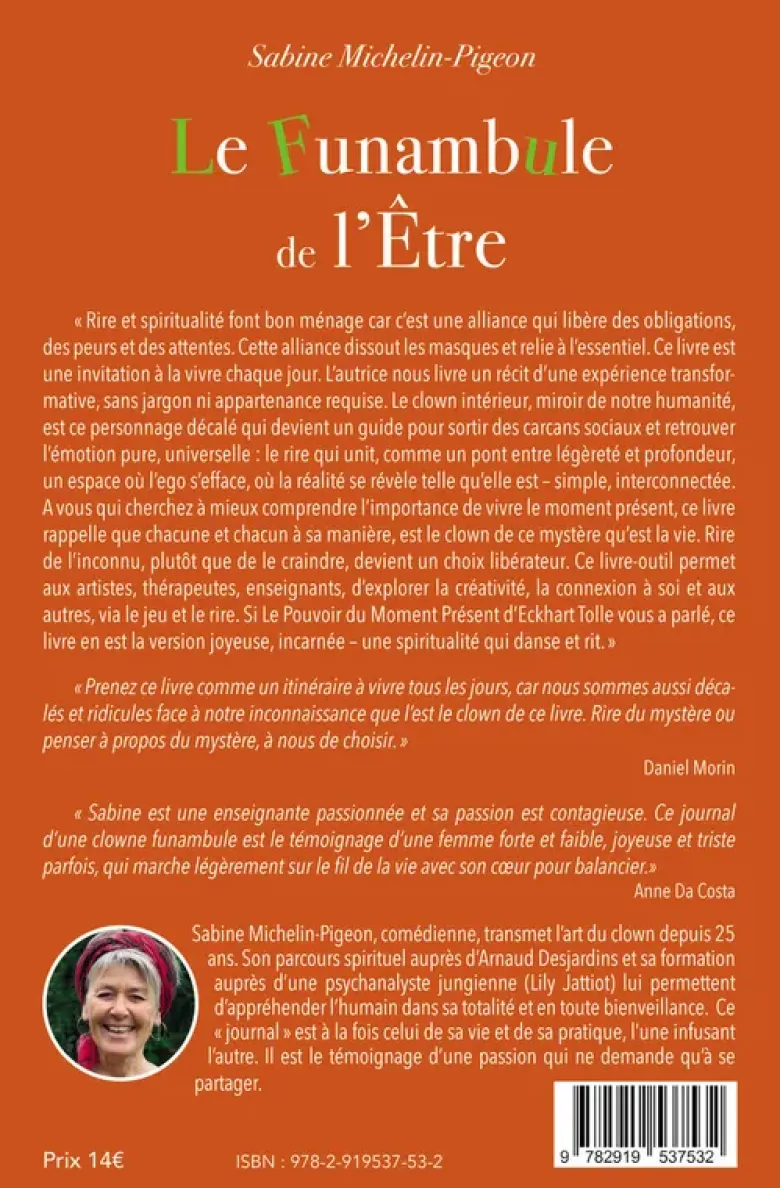 Le Funambule de l'être - Journal de compagnonnage