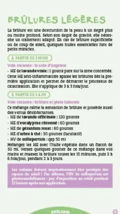 Les antisèches de Terre vivante : Aromathérapie pour les petits