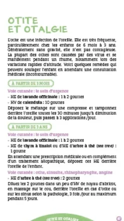 Les antisèches de Terre vivante : Aromathérapie pour les petits
