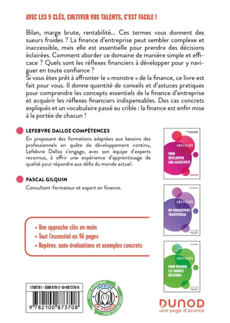 Les 5 clés pour parler Finance