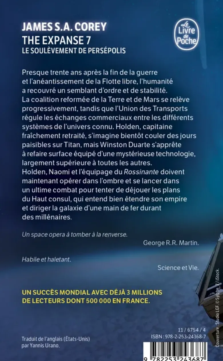 Le Soulèvement de Persépolis (The Expanse, Tome 7)