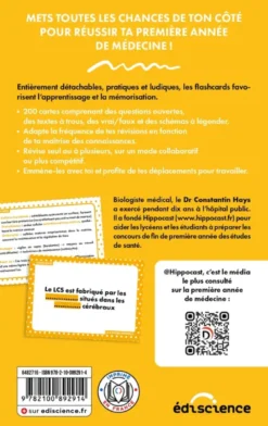 Les PASSCardsPASS & LAS Histologie - Révisez en 200 flashcards !