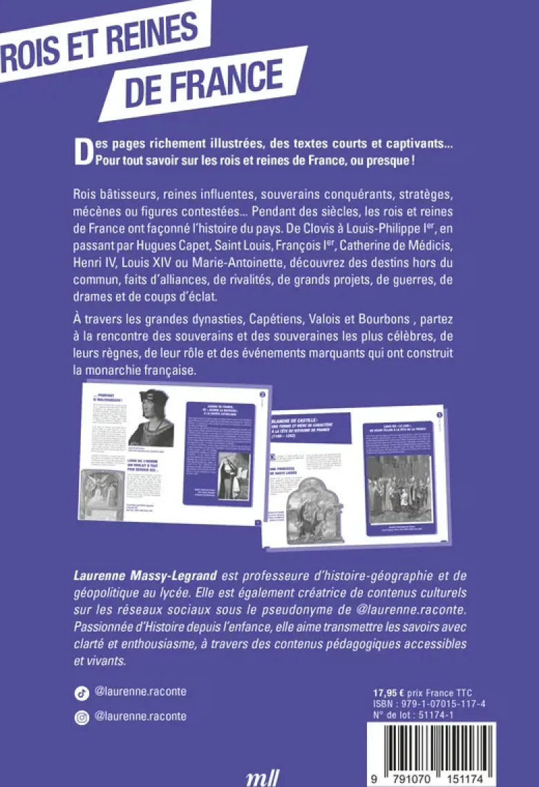 Les rois et reines de France - Pour tout savoir ou presque