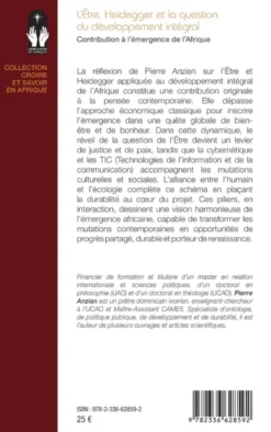 L’Etre, Heidegger et la question du développement intégral