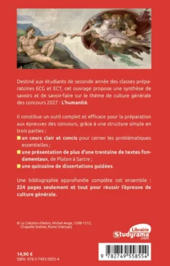 L'humanité - Thème de culture générale HEC 2027