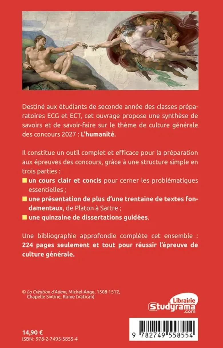 L'humanité - Thème de culture générale HEC 2027