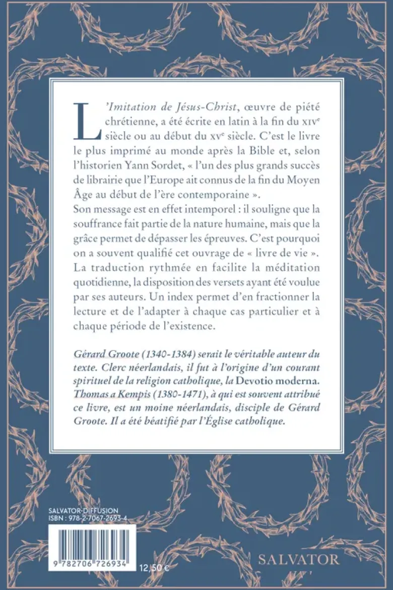 L'imitation de Jésus-Christ
