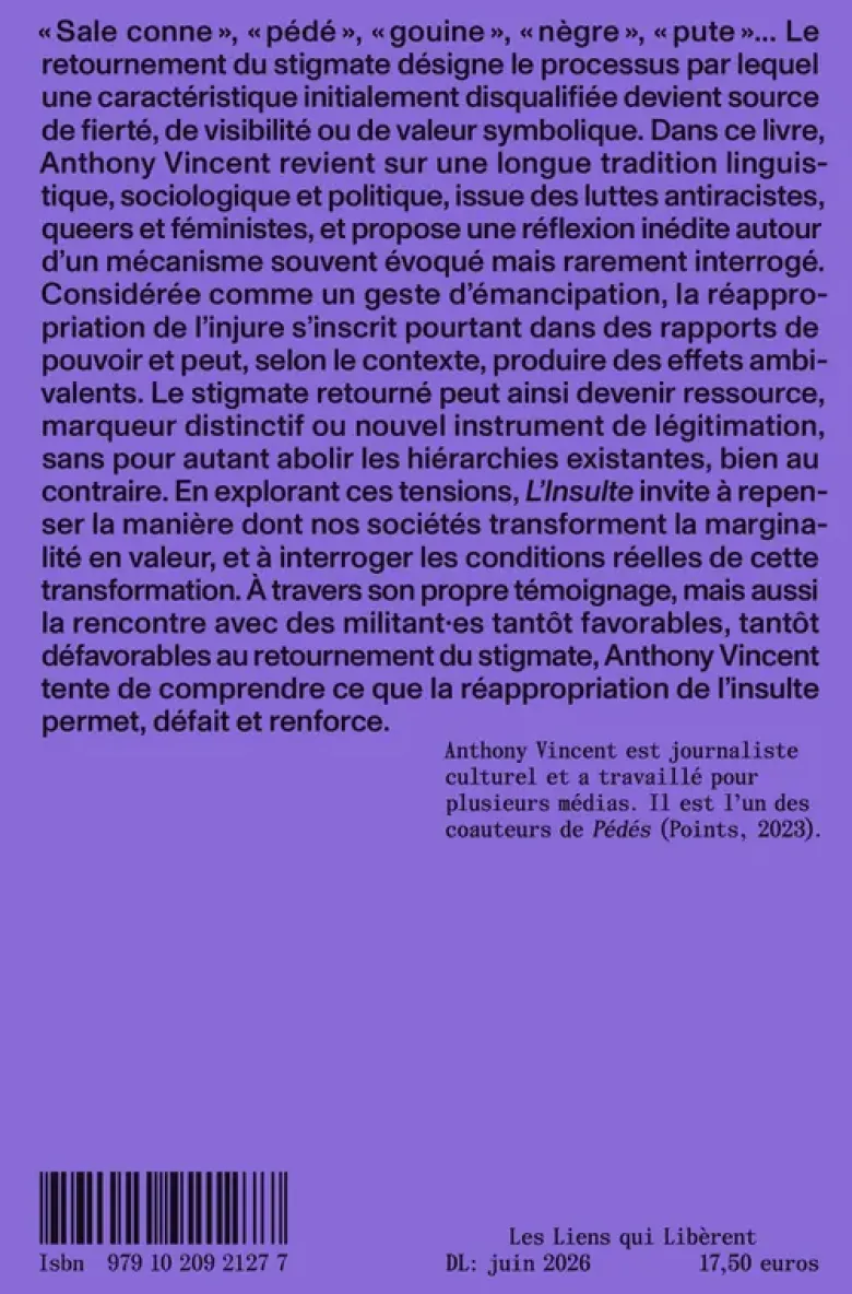 L'insulte : de l'injure à la solidarité