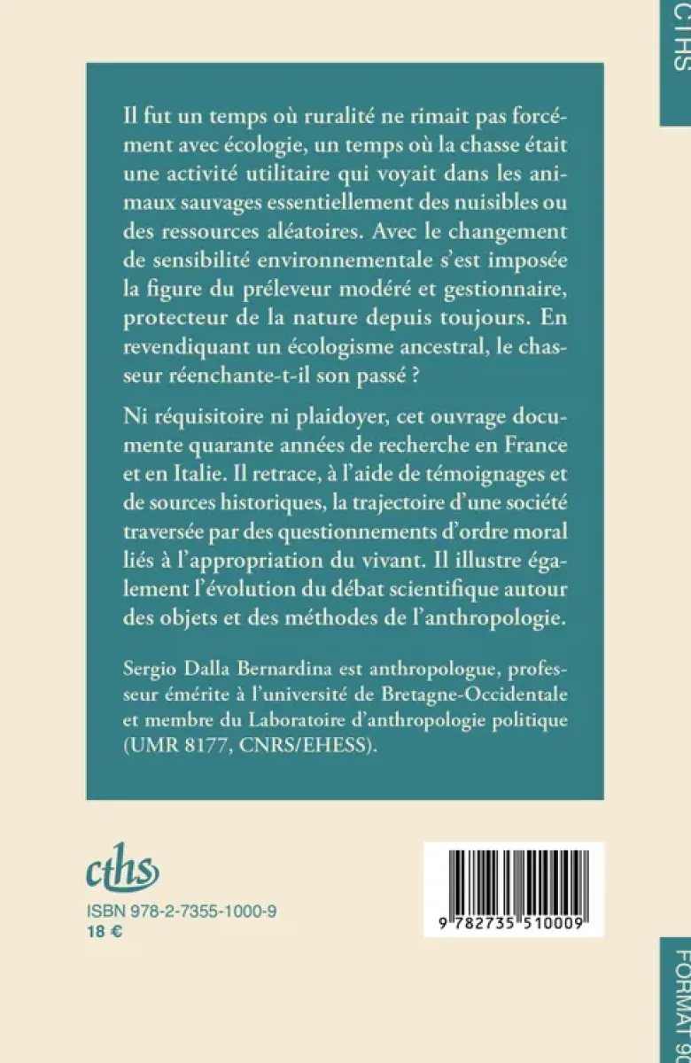 L’invention du chasseur écologiste