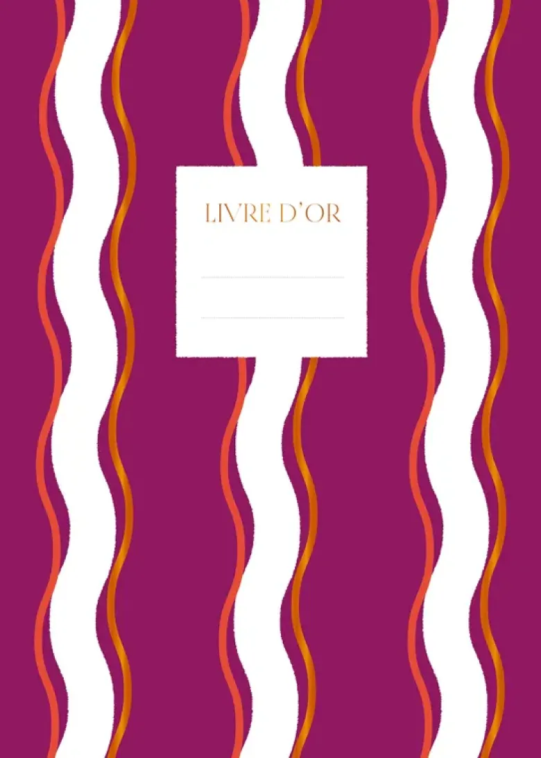 Livre d'or - Rouge et Blanc