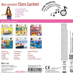Livre musical - Mon premier Clara Luciani