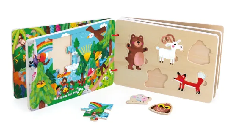 Livre puzzles en bois – Le voyage