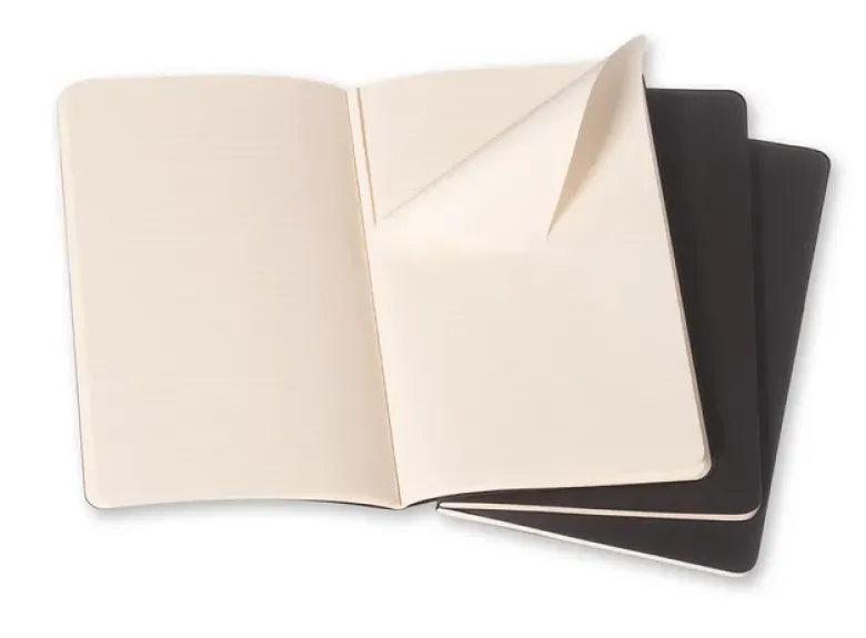 Lot de 3 cahiers poche - Pages lignées