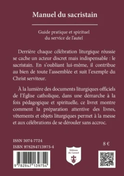Manuel du sacristain
