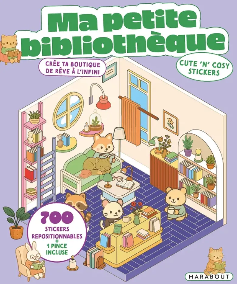 Ma petite librairie - Cute 'n' cosy stickers