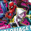 Marvel Spider-Man - Vive le coloriage ! (Spider-Man et Ghost-Spider fond rose)