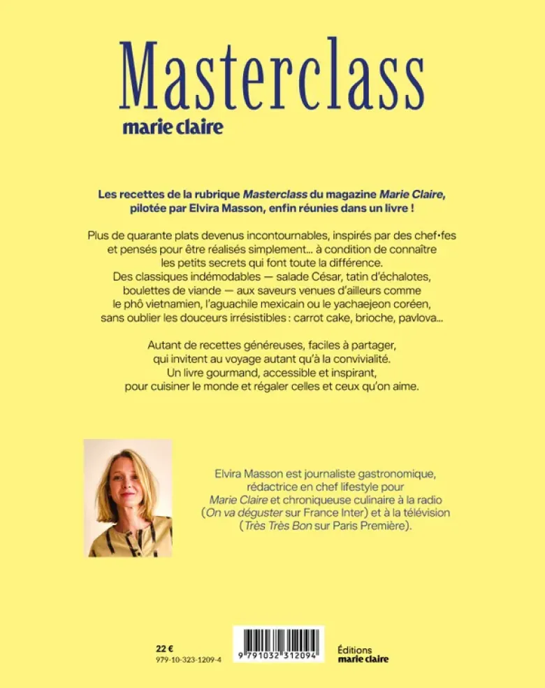 Masterclass par Marie Claire