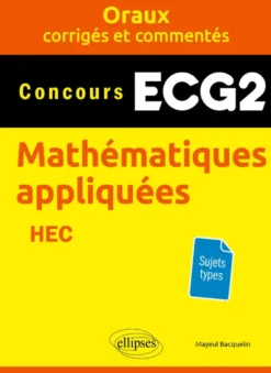 Mathématiques appliquées - ECG2