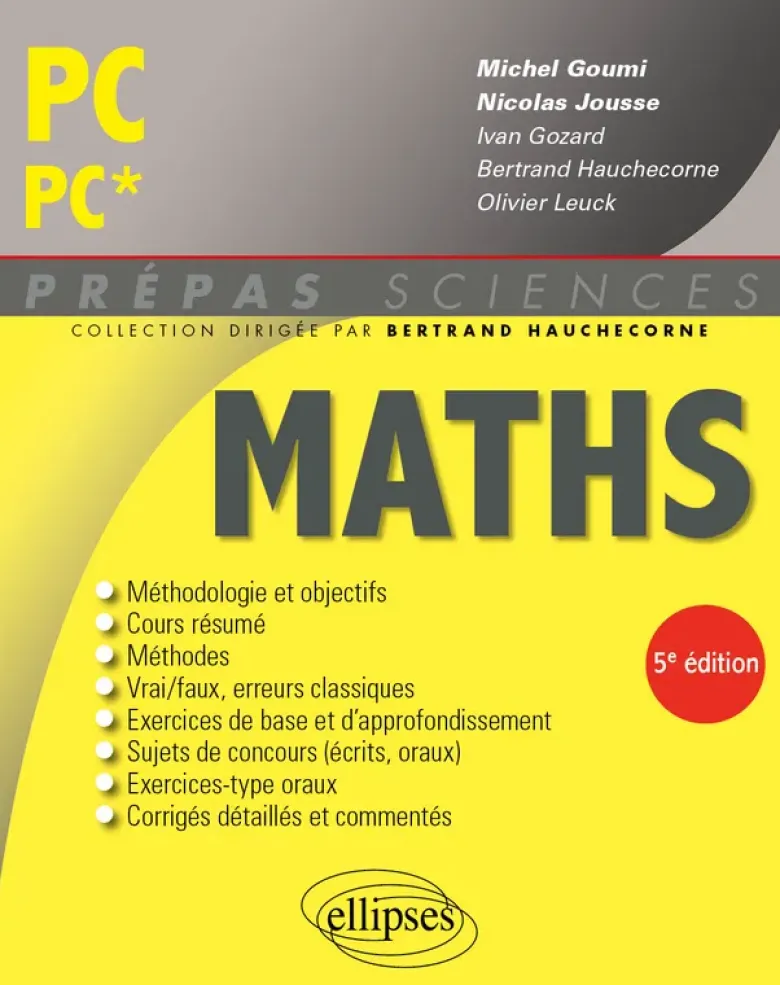 Mathématiques PC/PC*