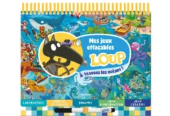 Mes jeux effaçables loup - À travers les océans !