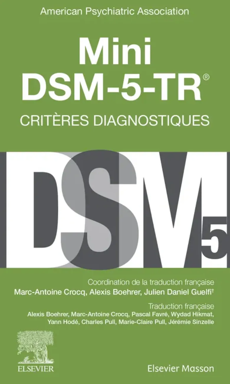 Mini DSM-5-TR - Critères diagnostiques