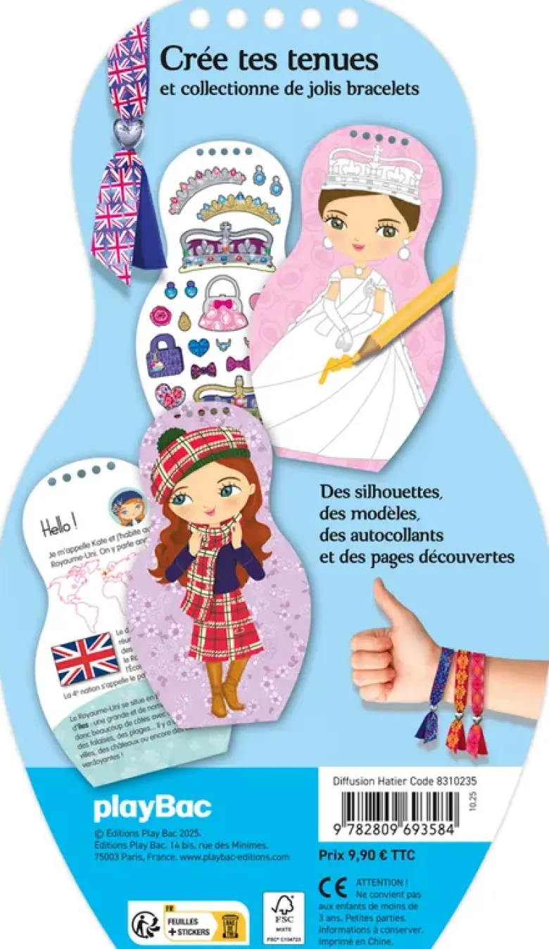 Minimiki - Carnet créatif - Kate au Royaume-Uni nouvelle édition 2025