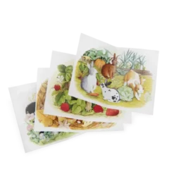 4 mini puzzles des animaux (4x12 pièces)