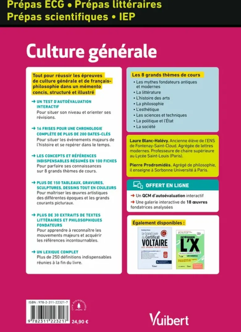 Mémento Culture générale - prépas ECG - prépas scientifiques - prépas littéraires - IEP